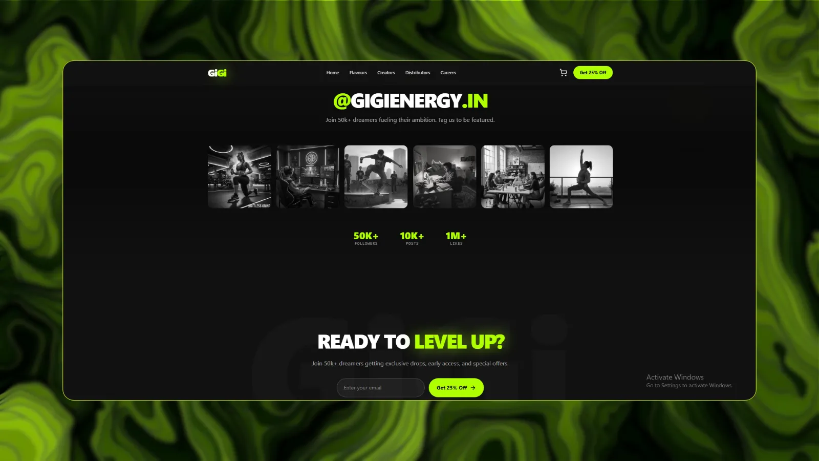 Call-to-Action & Footer